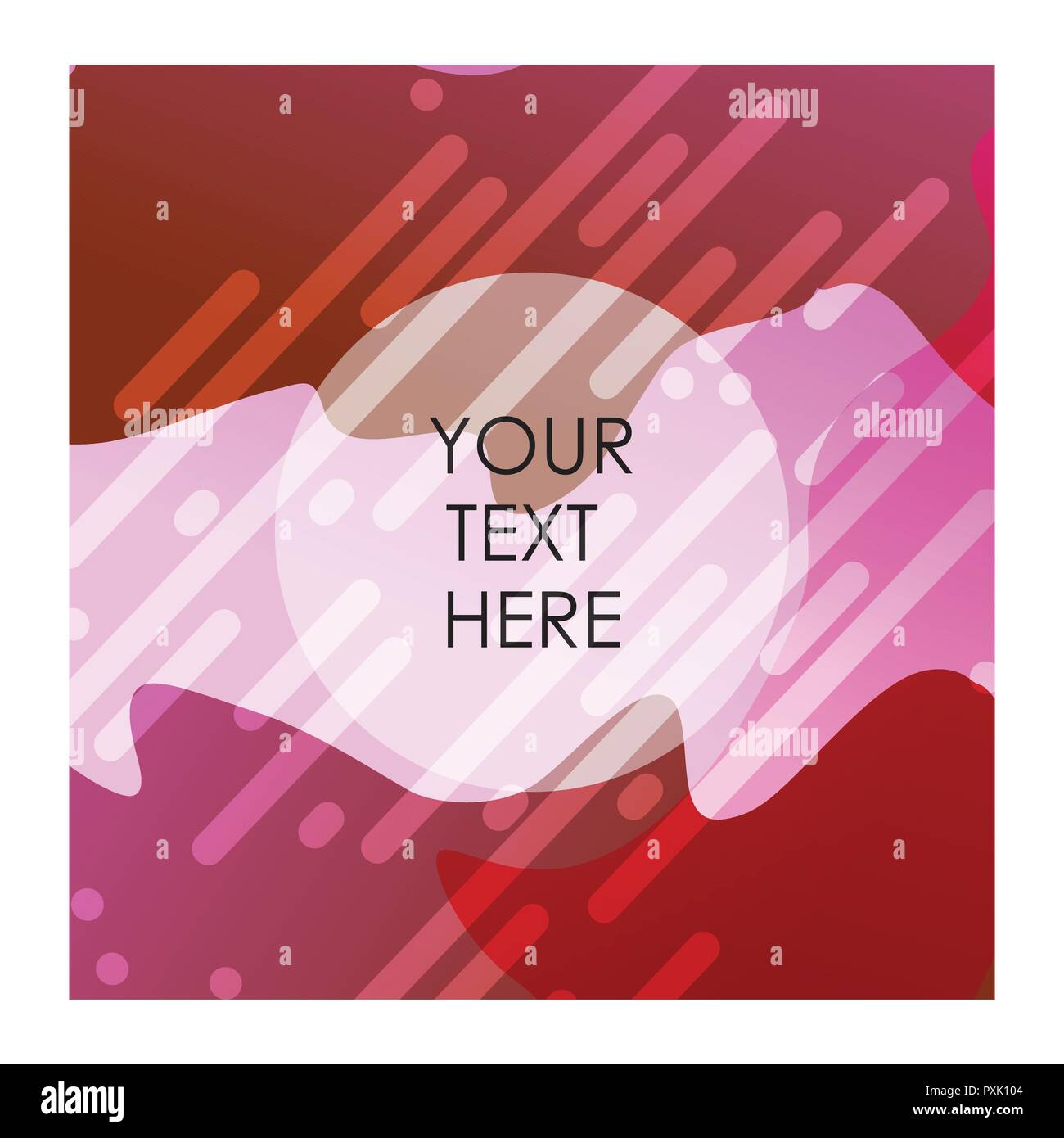 Red and White mix color background with typography vector Stock Vector
