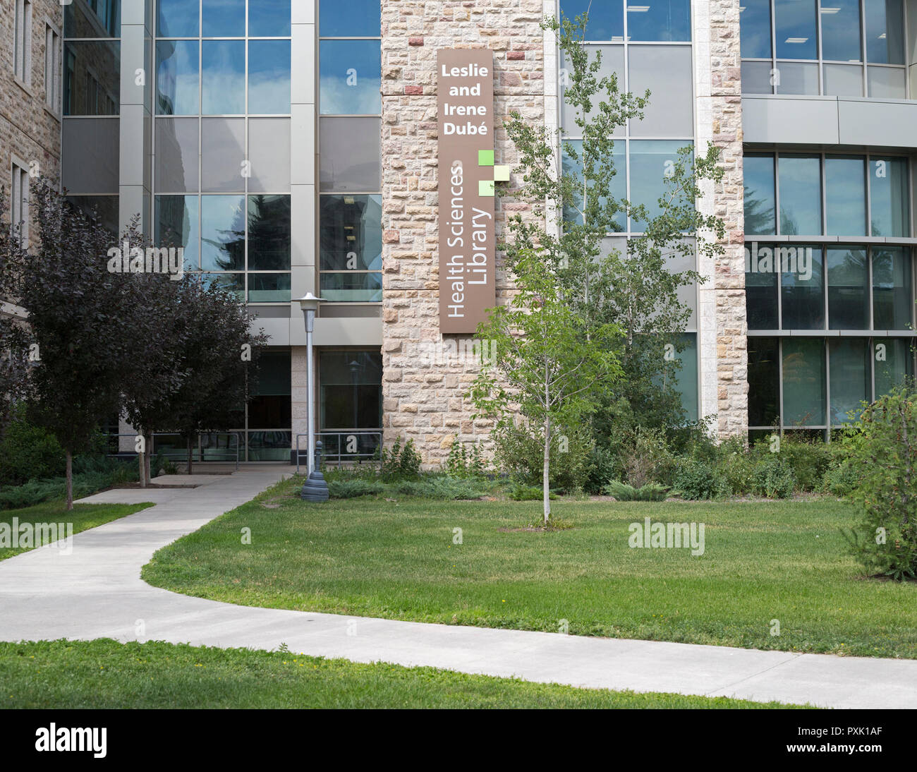 Health Sciences Library on University of Saskatchewan campus Stock Photo