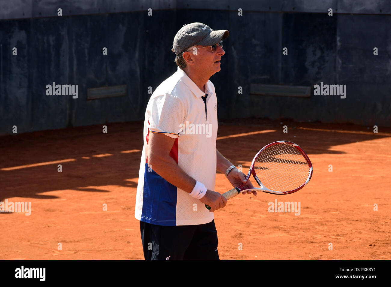 Rome Italy 14 October 2018 - Foro Italico - Tennis and Friends 8° edition Paolo Bonolis  Credit: Giuseppe Andidero/Alamy Stock Photo Stock Photo