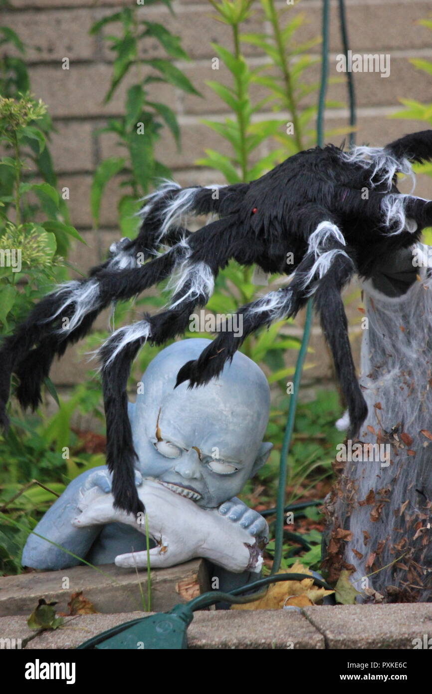 Particularly gristly, spine tingling, hair raising, and gruesome zombie baby Halloween