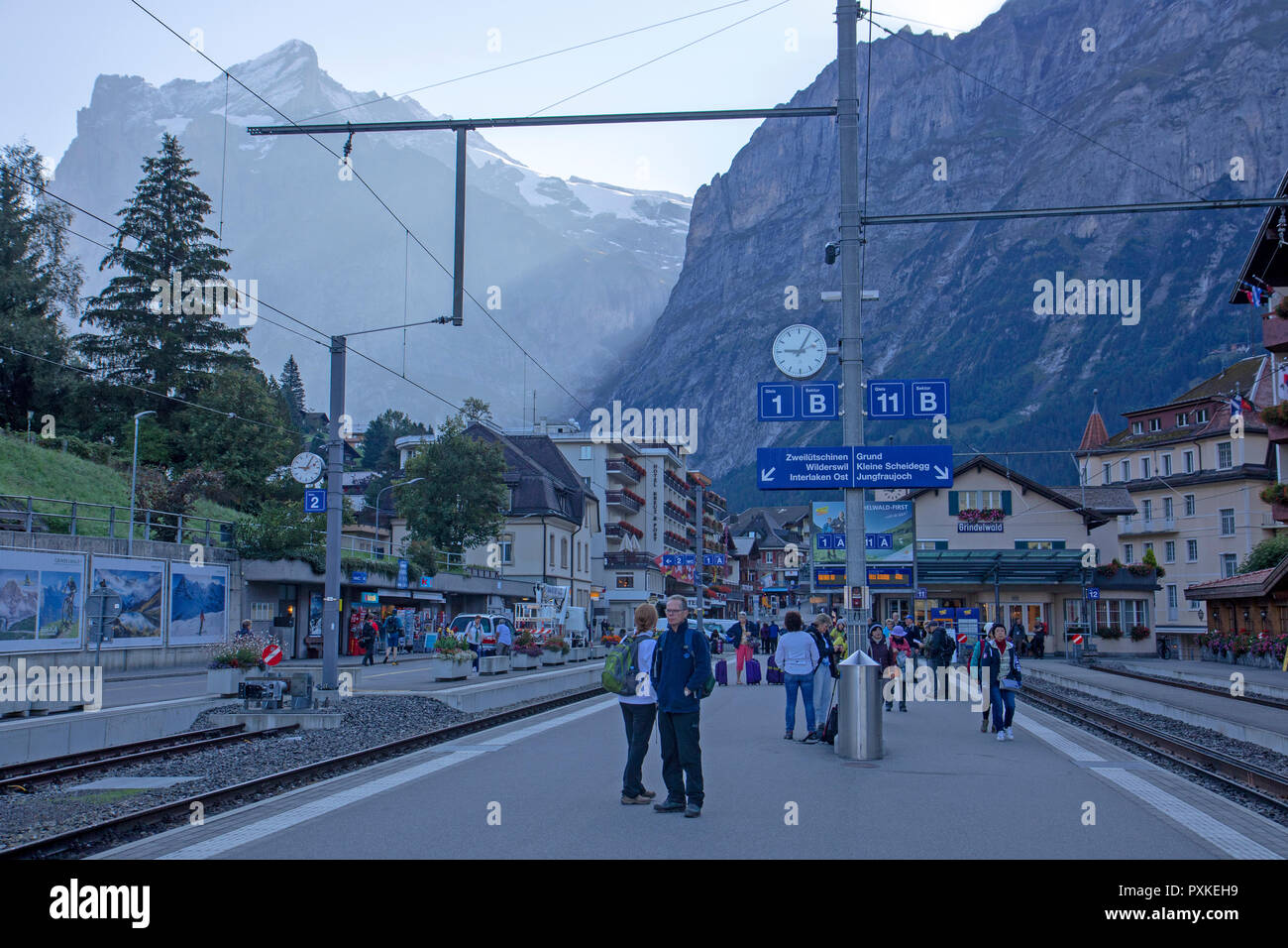 Grindelwald station hires stock photography and images Alamy
