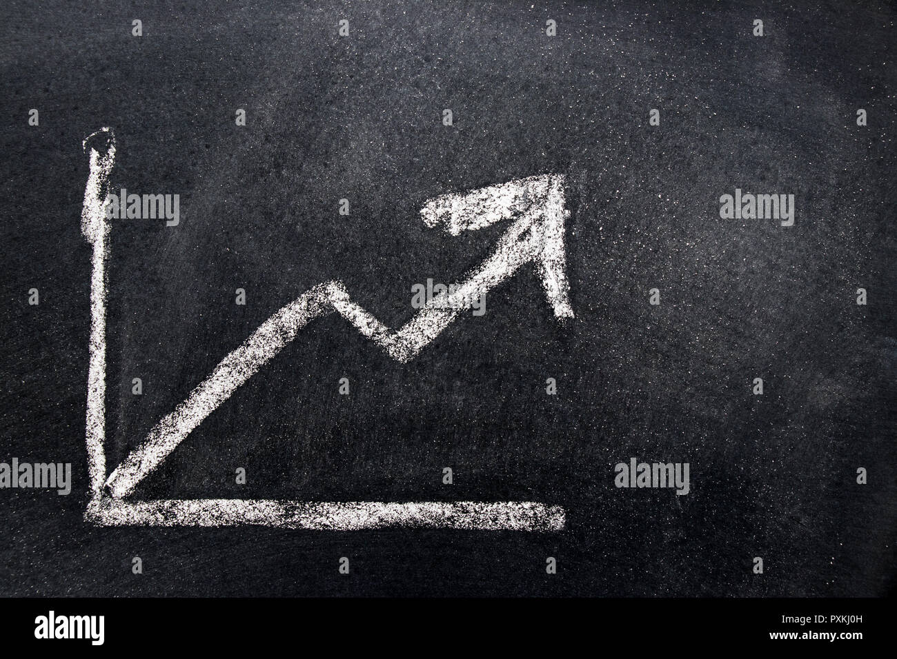 Design of cost chart on blackboard hi-res stock photography and images ...