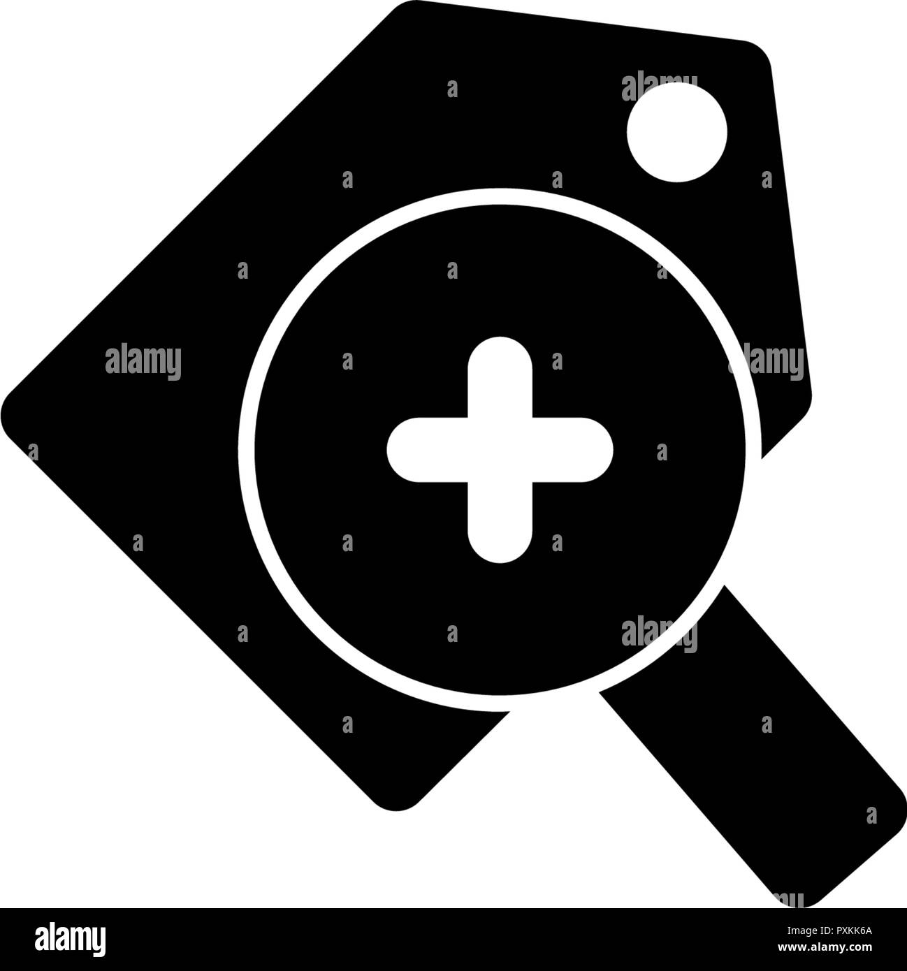 Search Icon Template Vector Sign Design Stock Vector Image & Art - Alamy