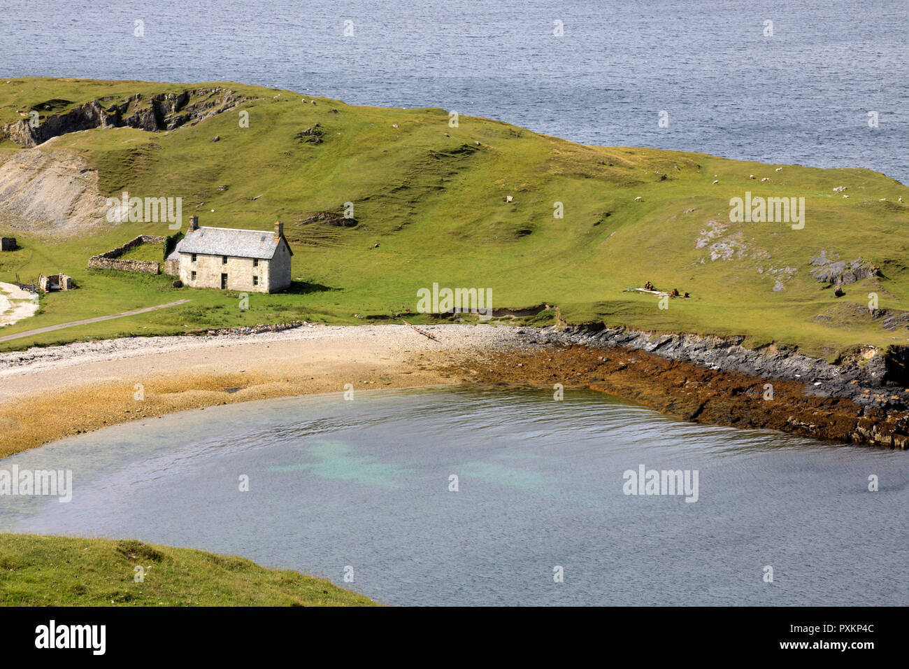 The coastline view of Scotland, Scotland, Highlands, United Kingdom Stock Photo