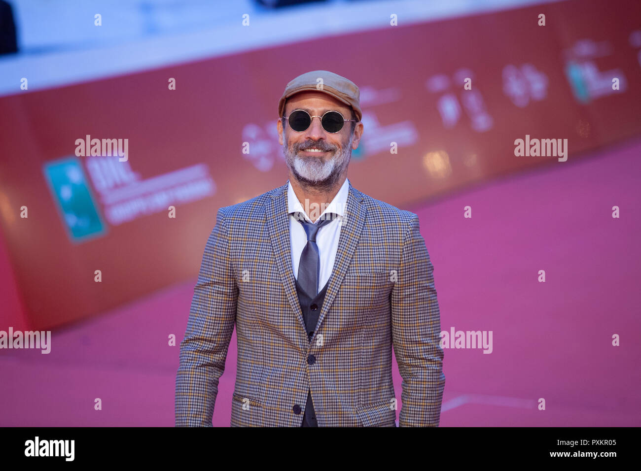 Rome, Italy. 22nd Oct, 2018. Raz Degan walk the red carpet of 13th edition of Rome Cinema Fest at Auditorium Parco della Musica in Rome Credit: Paolo Pizzi/Pacific Press/Alamy Live News Stock Photo