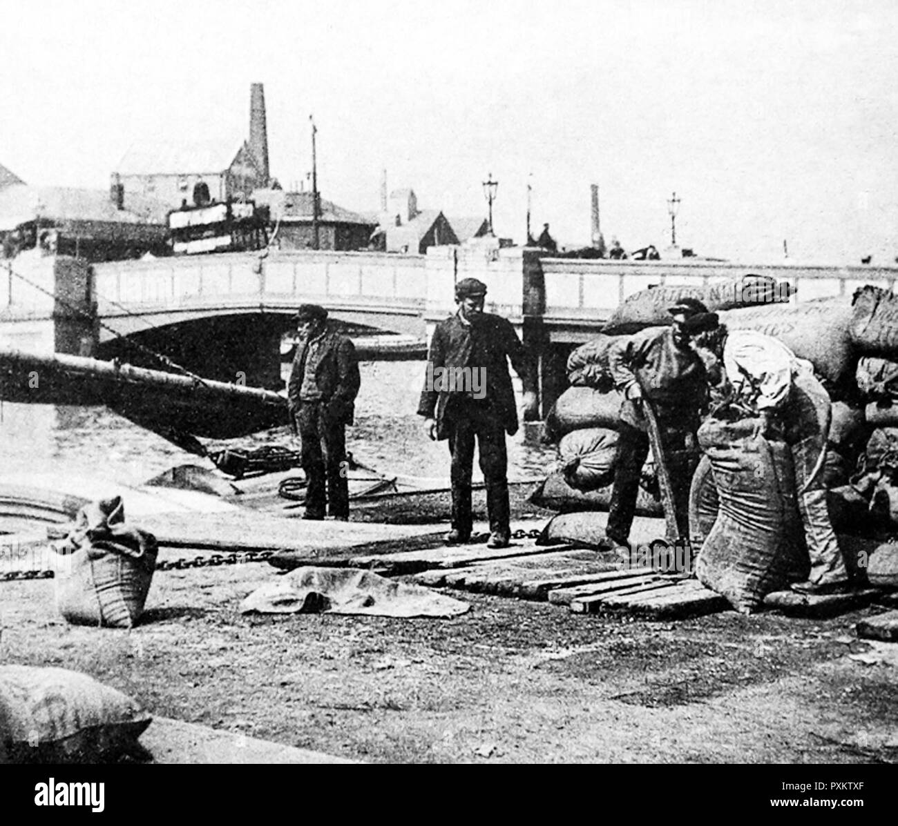 South Bridge, Great Yarmouth, early 1900s Stock Photo