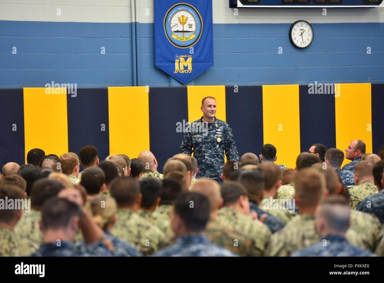 KINGS BAY, Ga. (June 5, 2017) Master Chief Petty Officer of the Navy