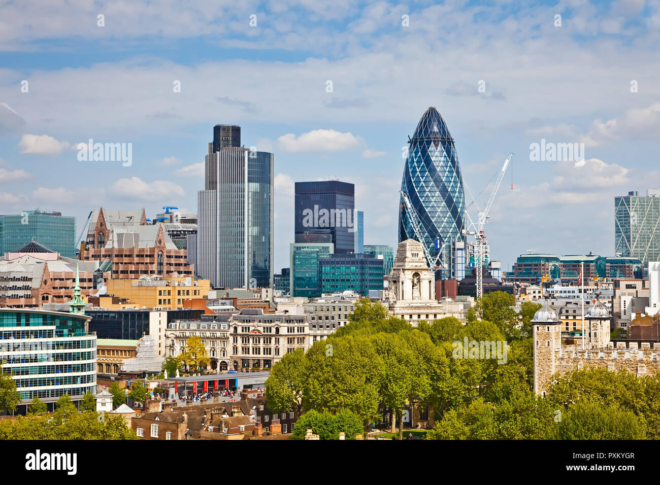 London panoramic city hi-res stock photography and images - Alamy