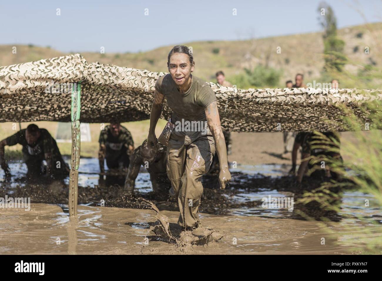 Marine corps mud run hi-res stock photography and images - Alamy