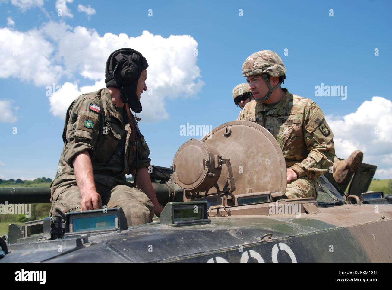 June 1 20170, soldiers from the US Army conducted familiarisation ...