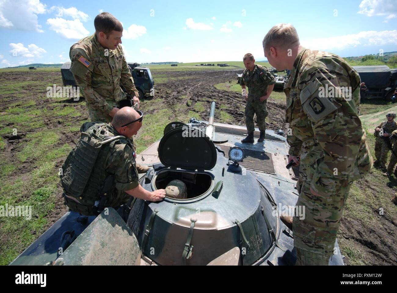 June 1 20170, soldiers from the US Army conducted familiarisation ...