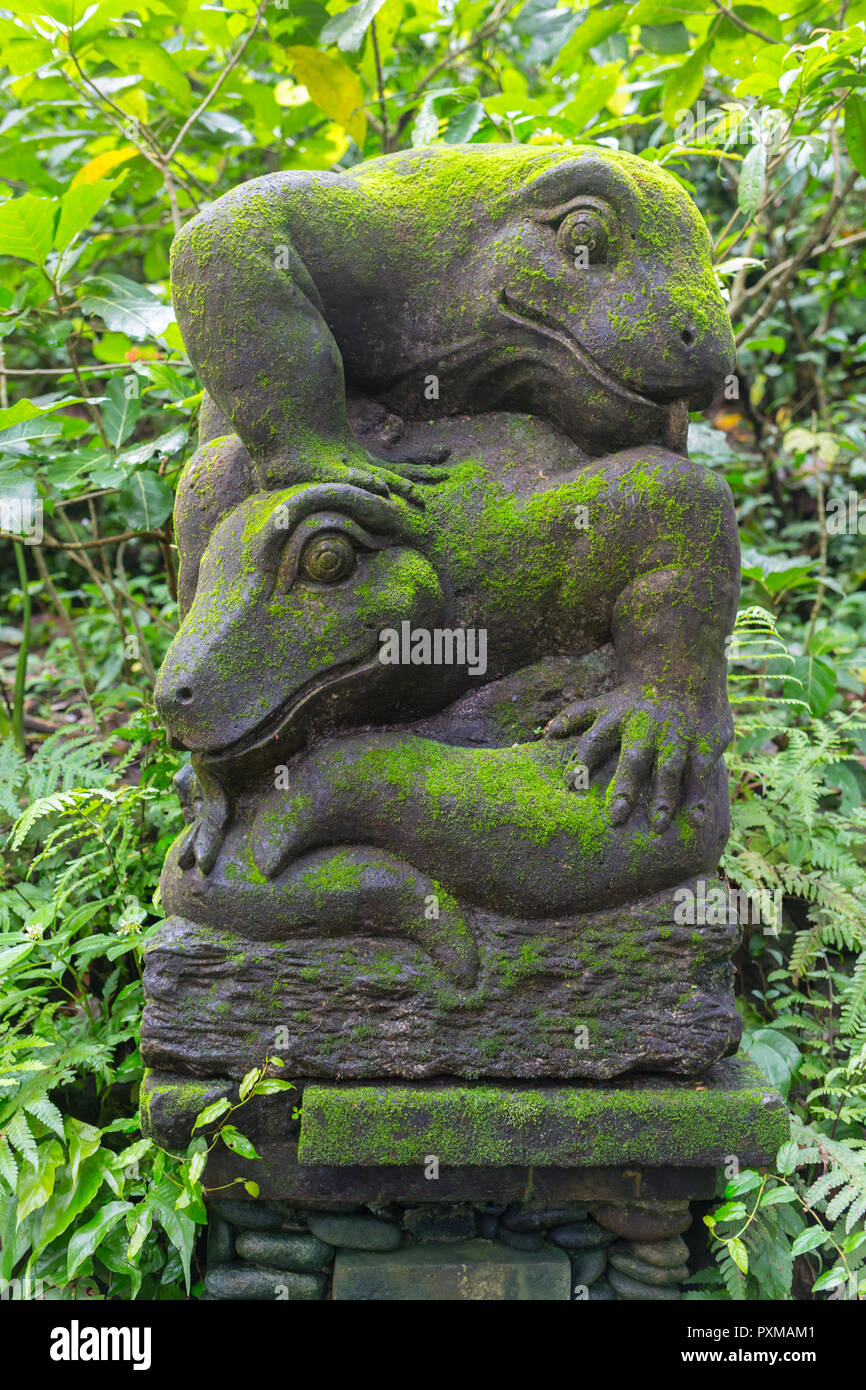 Traditional Balinese Stone Sculpture Art And Culture At Bali, Indonesia ...