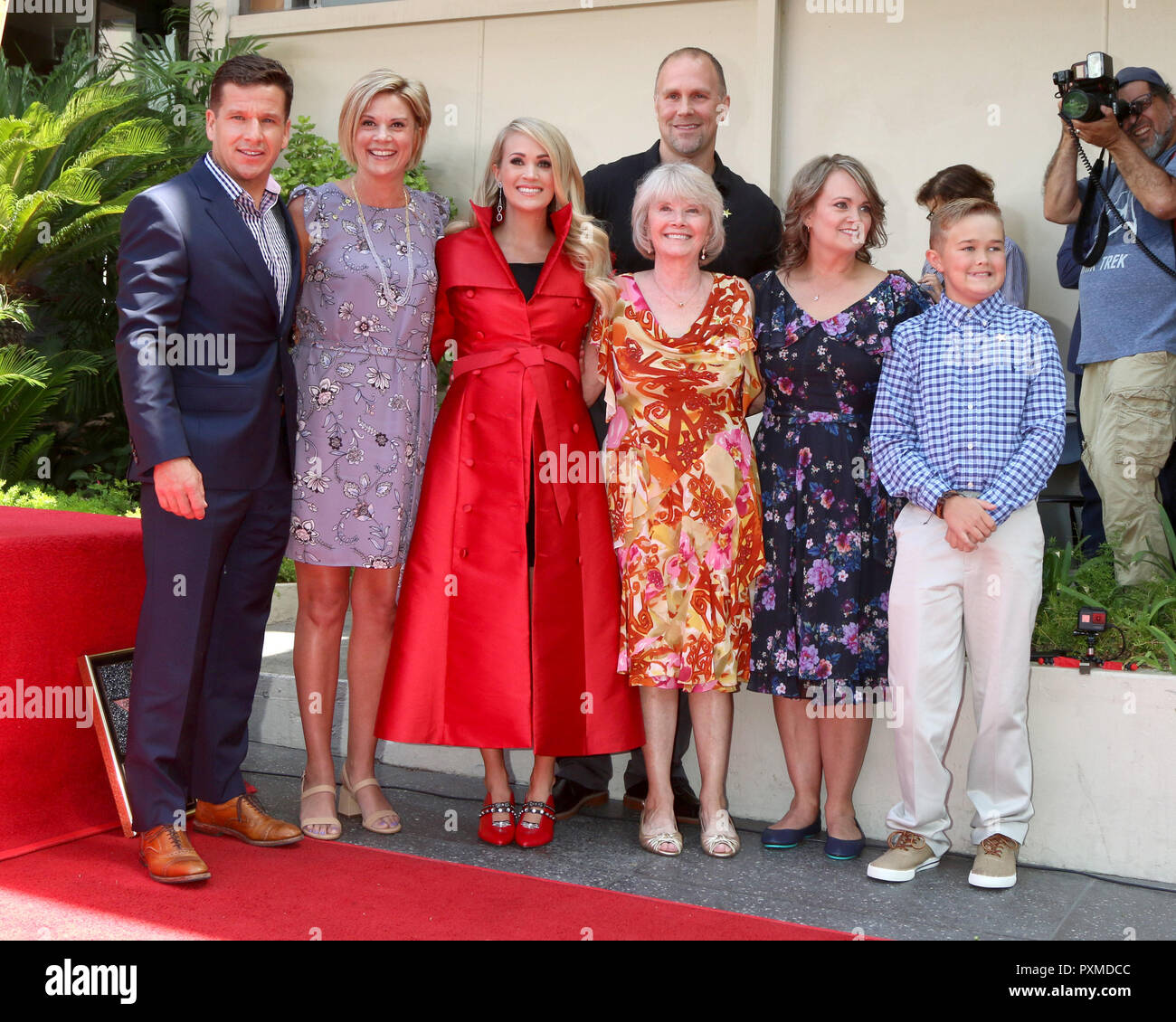 Carrie Underwood Star Ceremony on the Hollywood Walk of Fame Featuring
