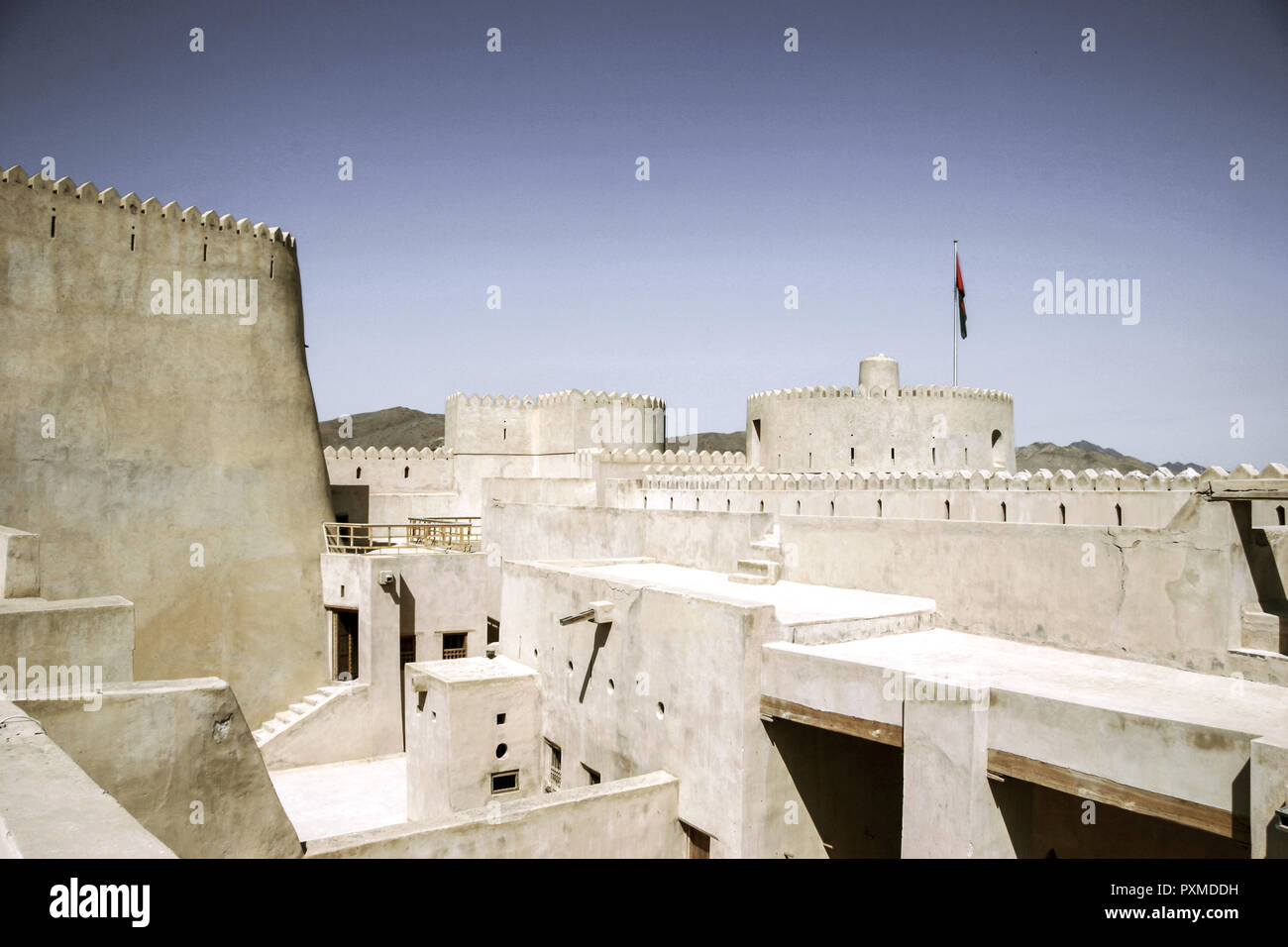 Oman, Fort Qalaat al-Qesra of Rustaq Stock Photo