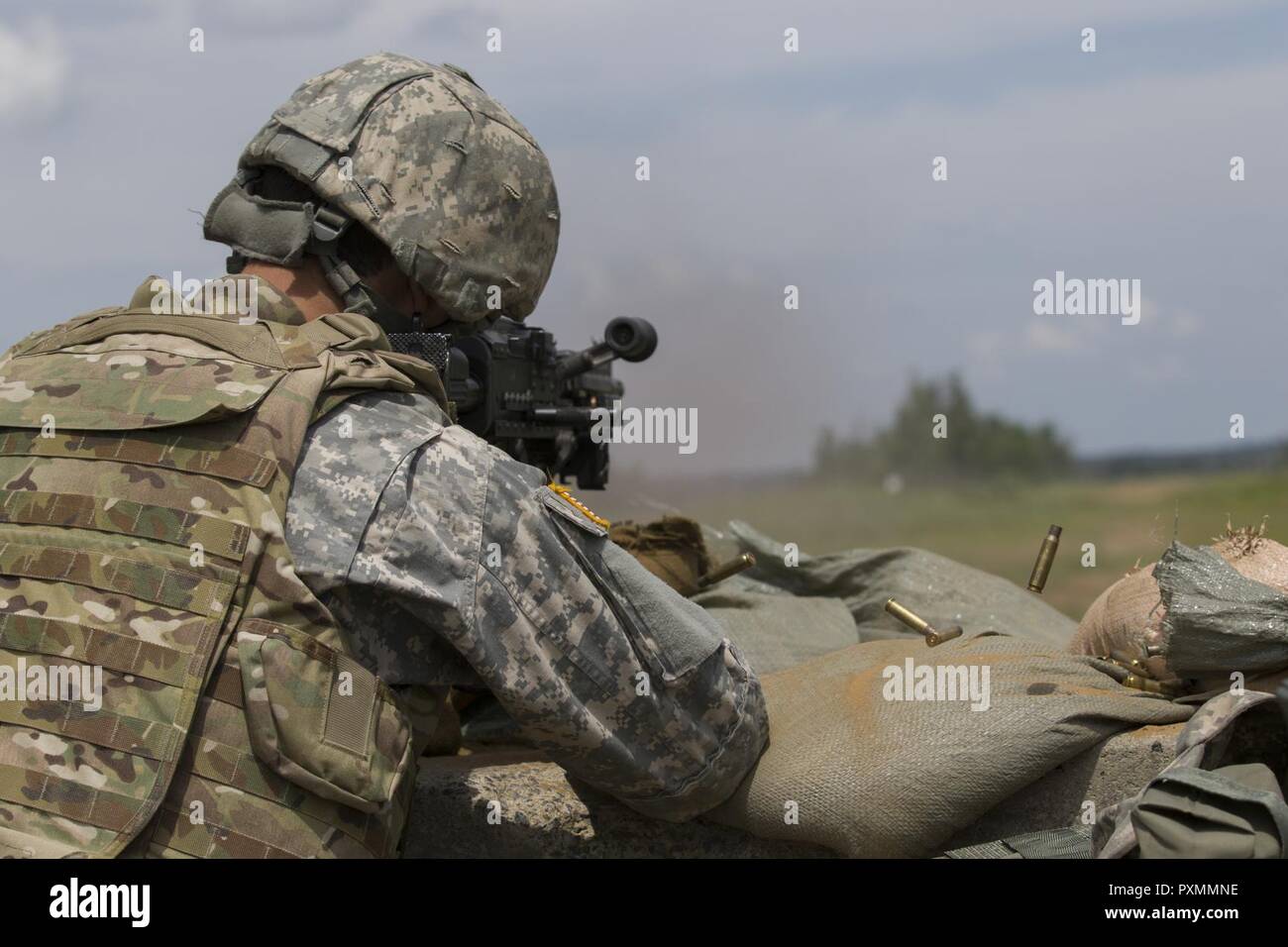 U.S. Army Pfc. Ezra Atherton, Delta Company, 186th Brigade Support