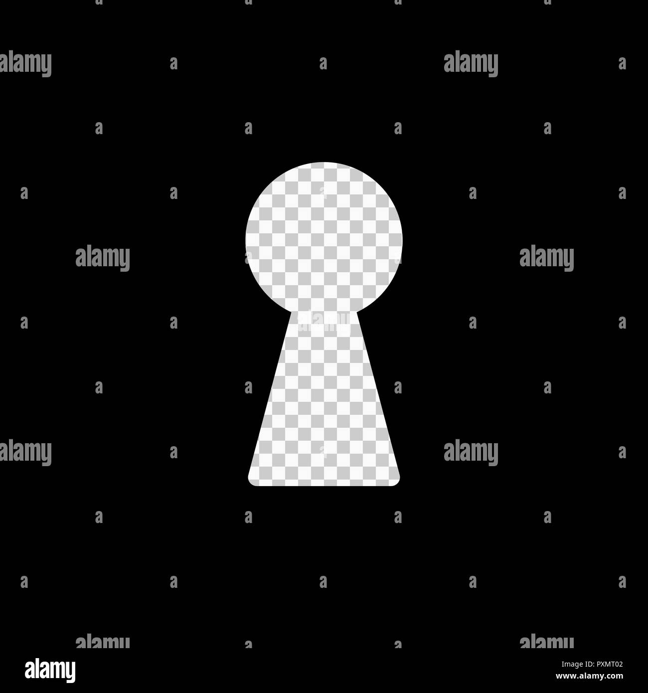 Keyhole on dark background. Vector illustration for your design Stock ...