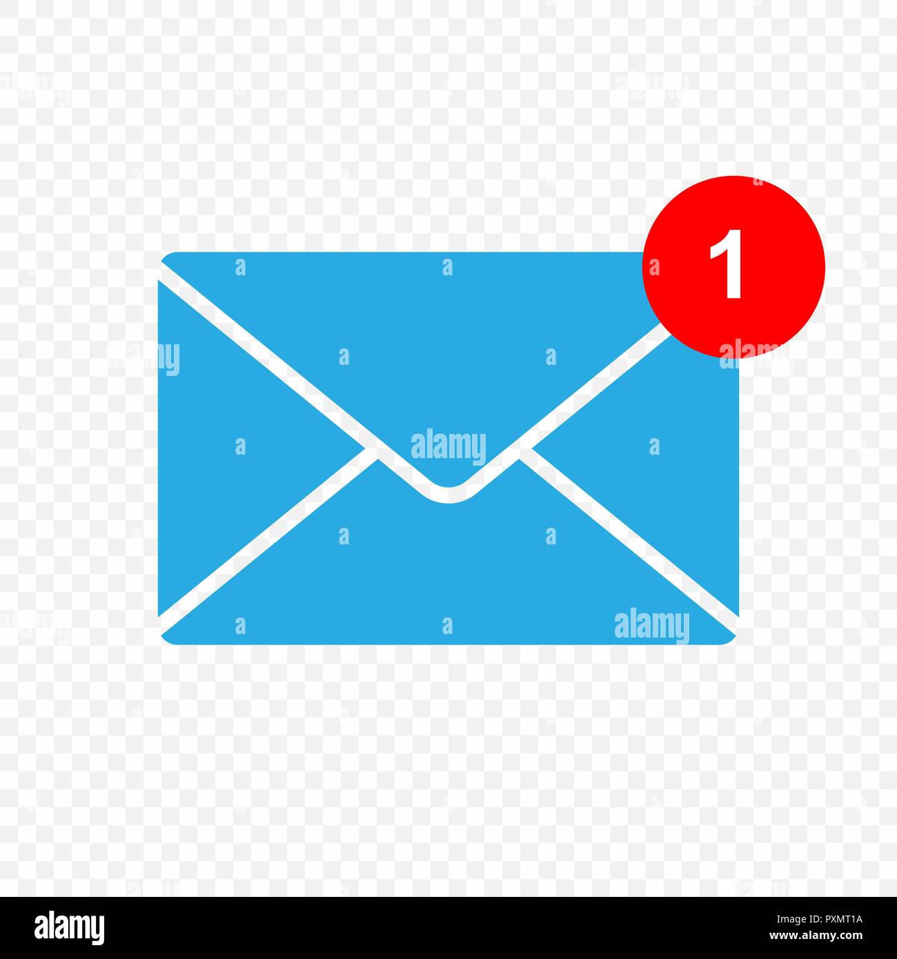 Smartphone two envelope message hi-res stock photography and images - Alamy