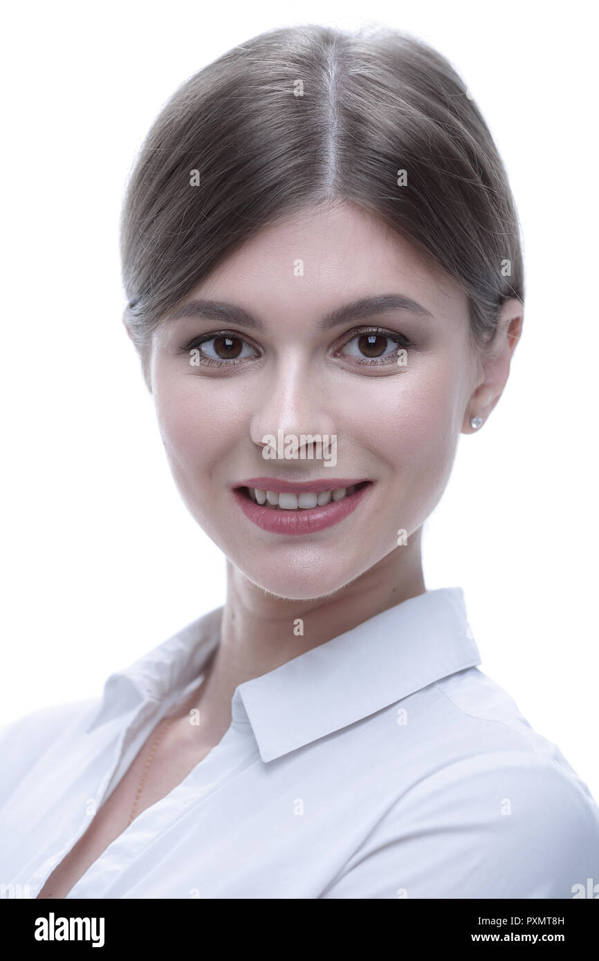closeup.portrait of a confident young woman Stock Photo - Alamy