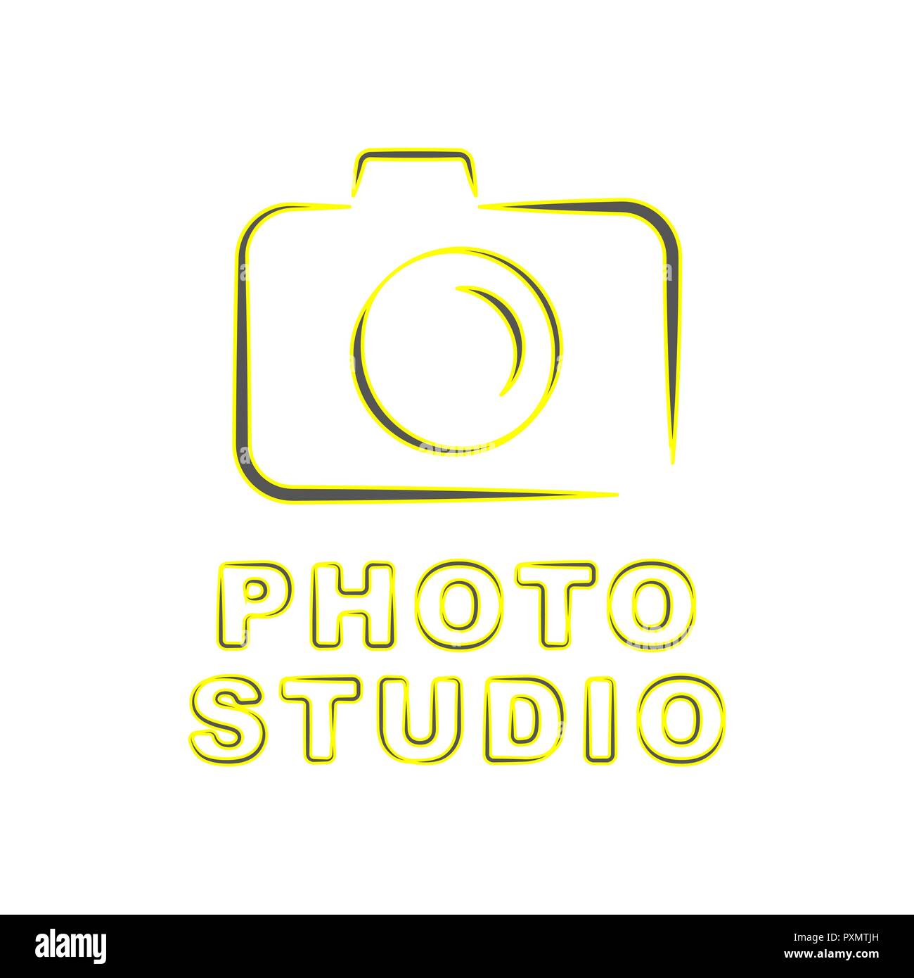 Camera icon, flat photo vector isolated. Modern simple snapshot photography sign. Instant trendy symbol for web site design, mobile app. Logo illustration. Stock Vector