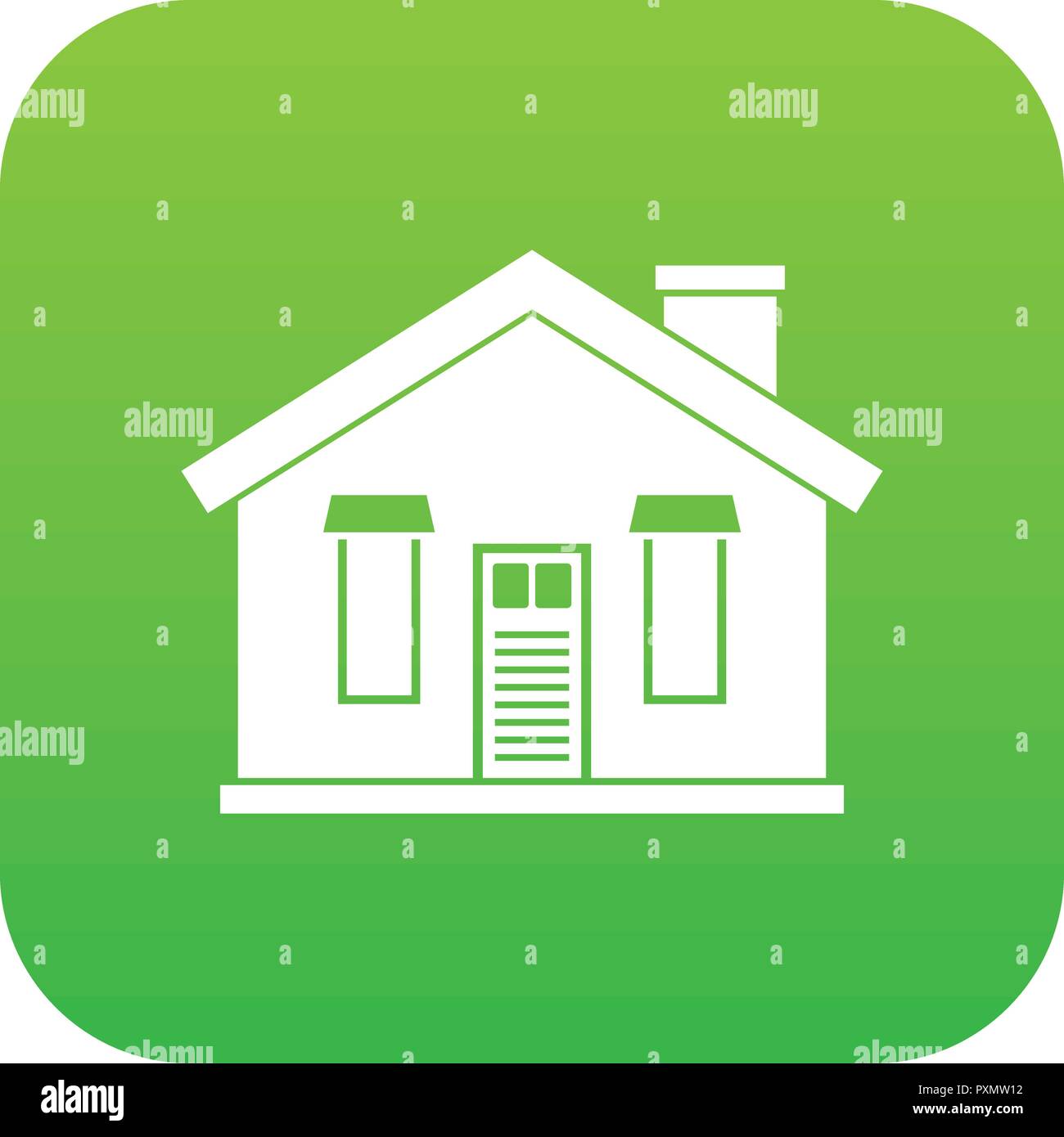 House icon digital green Stock Vector Image & Art - Alamy