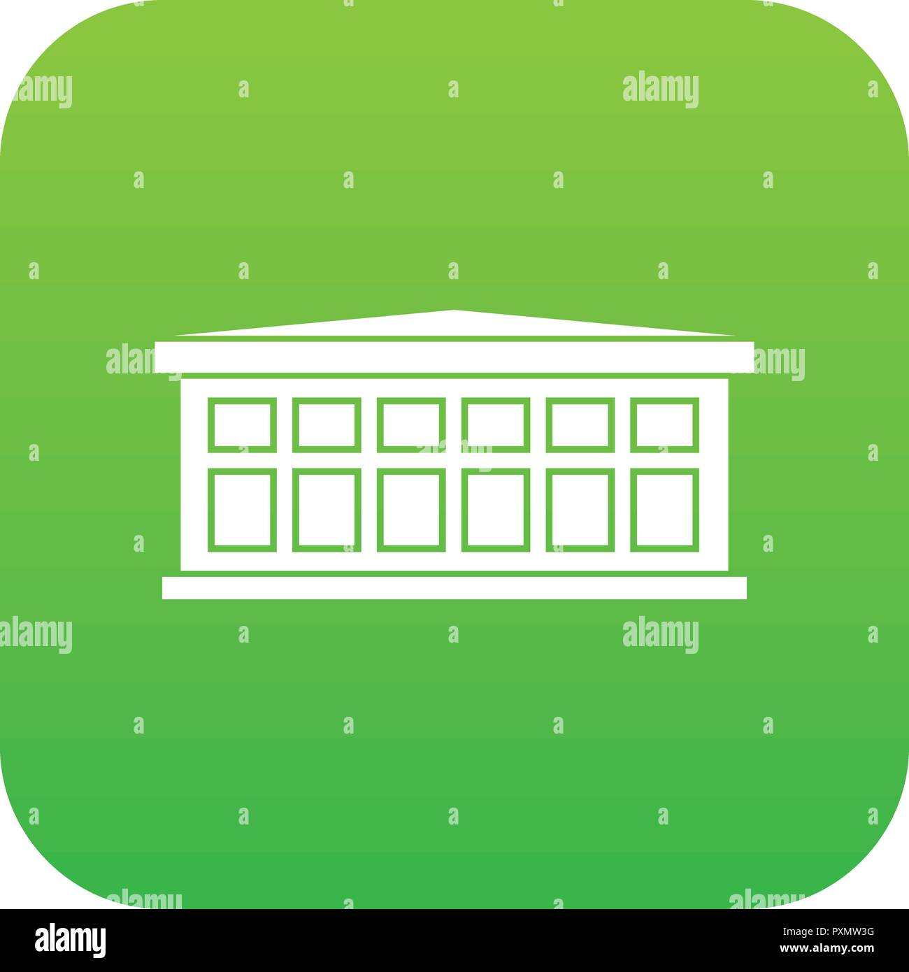 Building icon digital green Stock Vector Image & Art - Alamy