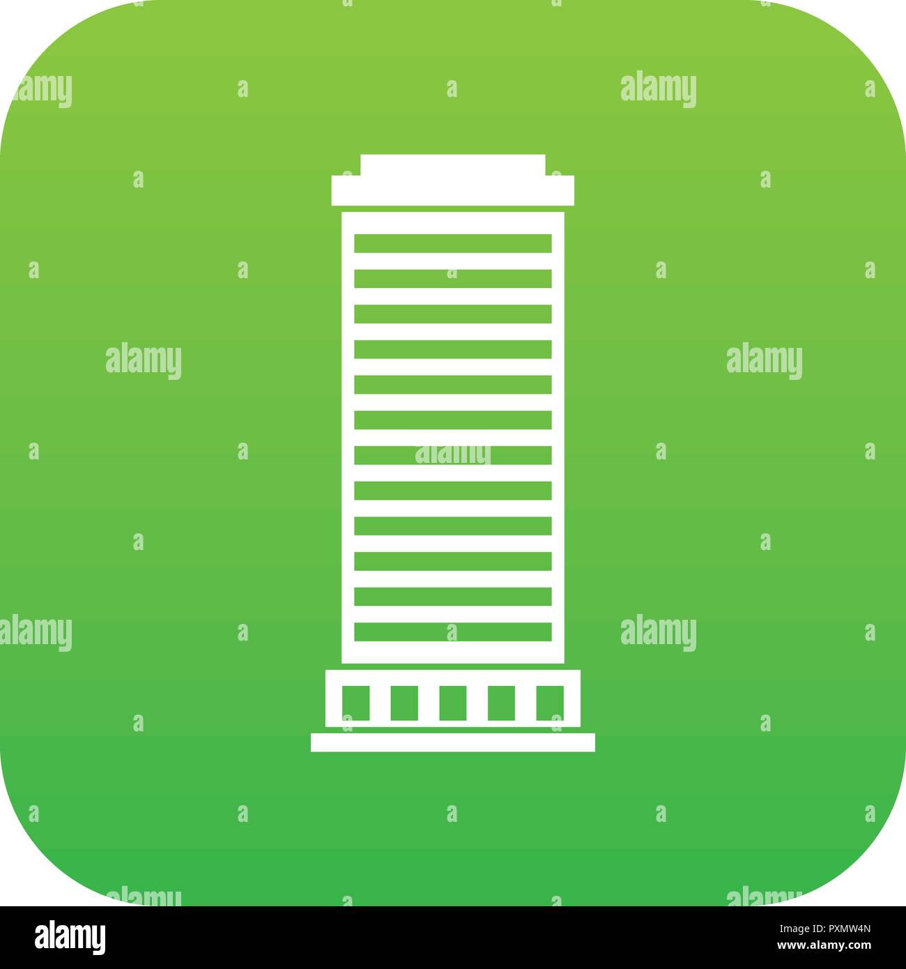 Column icon digital green Stock Vector Image & Art - Alamy