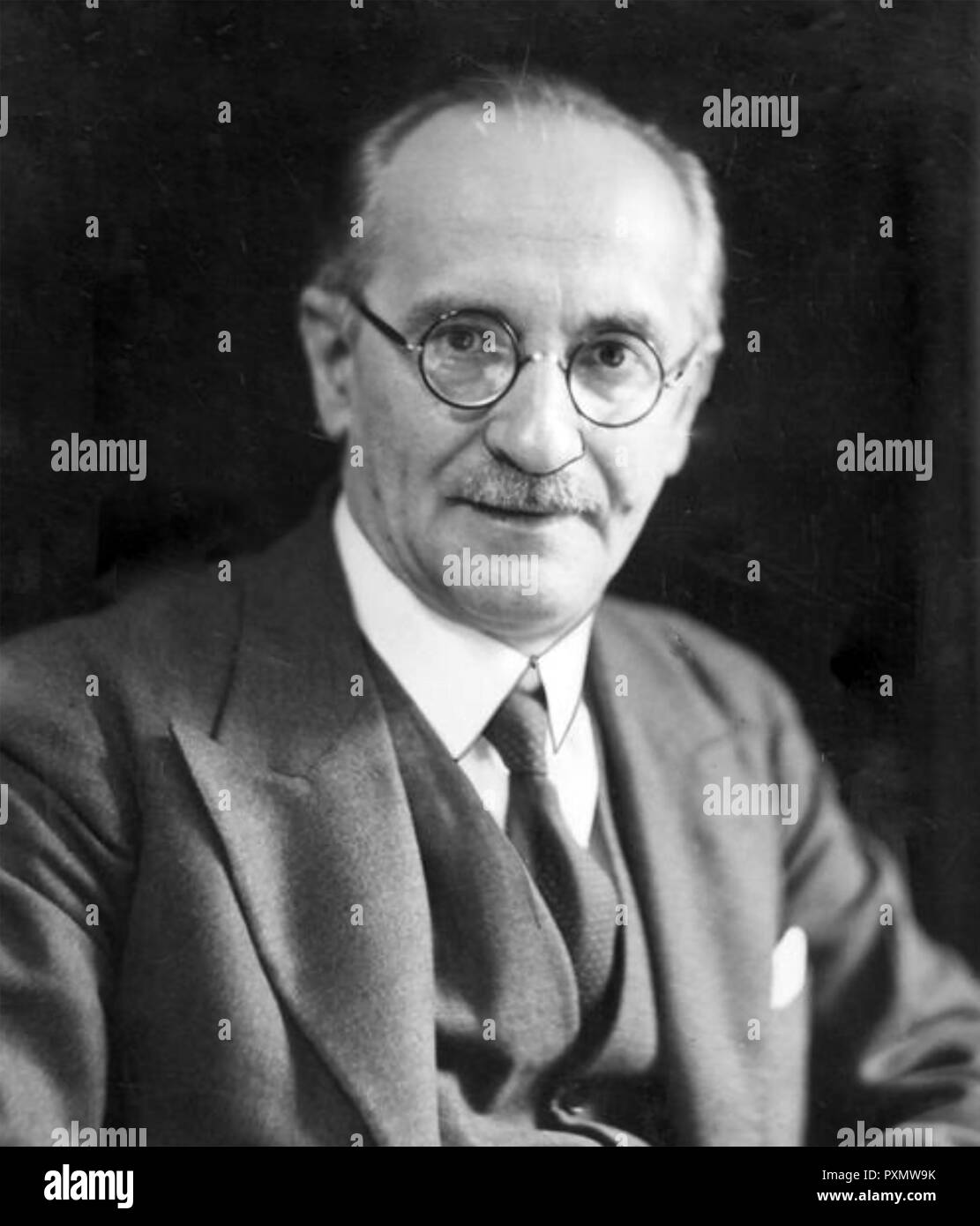 JAN ŁUKASIEWICZ (1878-1956) Polish mathematician and philosopher in 1935 Stock Photo