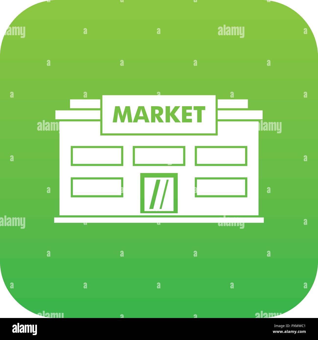 Market icon digital green Stock Vector Image & Art - Alamy