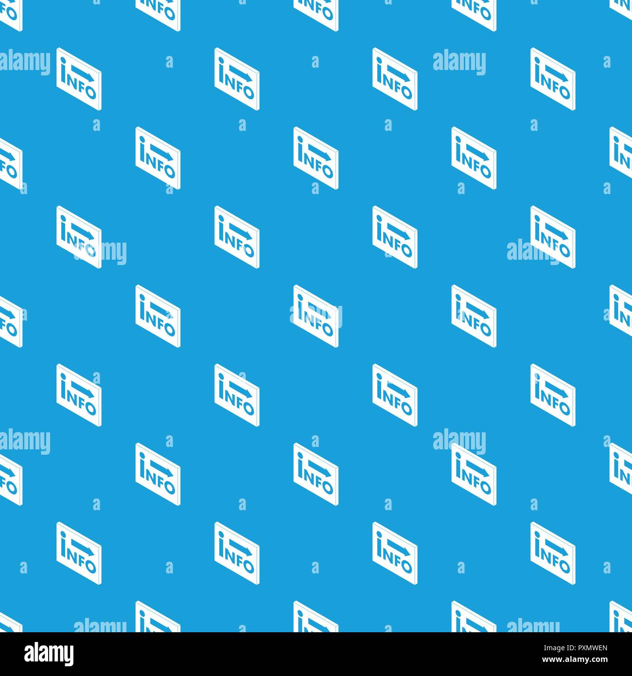 Market info pattern vector seamless blue Stock Vector Image & Art - Alamy