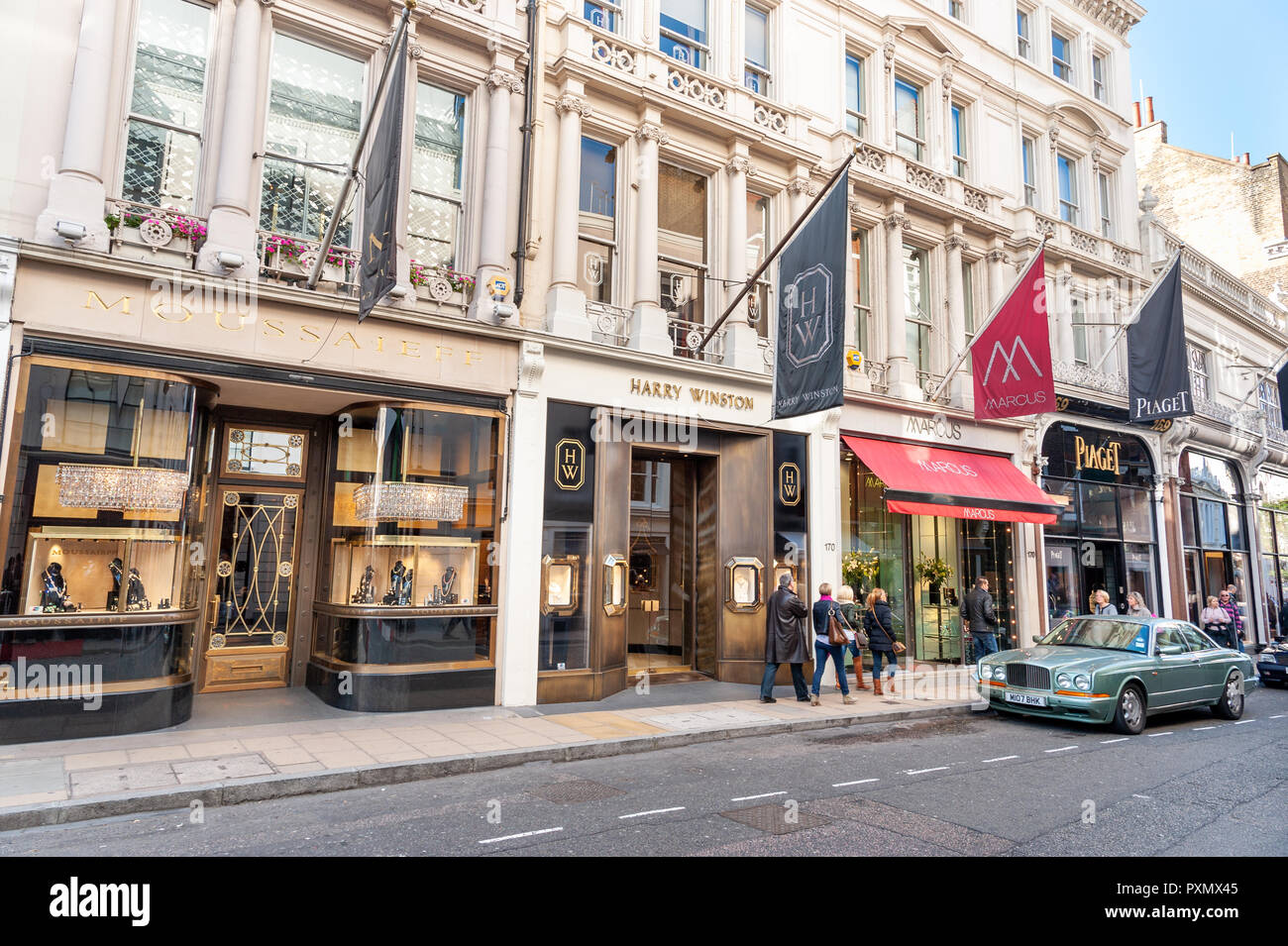 New Bond Street, Mayfair, London, UK Stock Photo