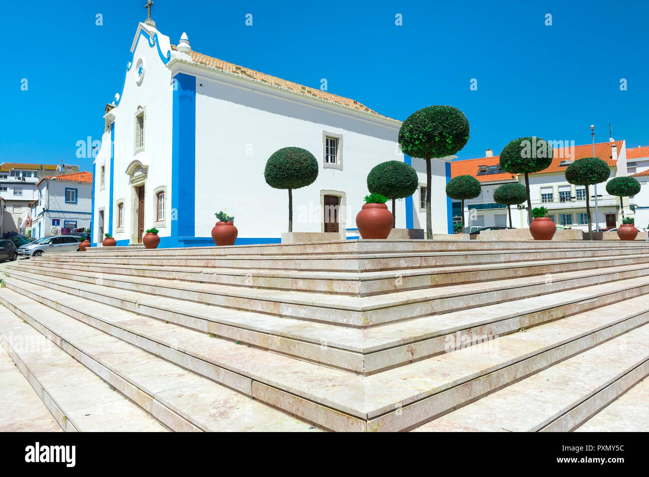 Santa Marta Church Ericeira Lisbon Coast Portugal Stock Photo Alamy Santa Marta Church Ericeira Lisbon Coast Portugal Stock Photo Alamy