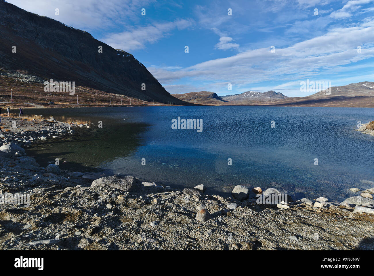 lake-in-norway-stock-photo-alamy