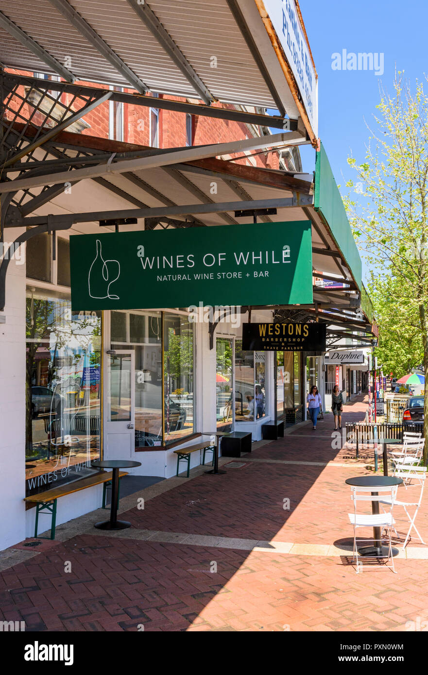 Wines of While bar and natural wine store at the top of William Street