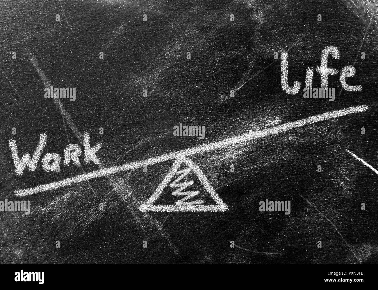 Work life balance Black and White Stock Photos & Images - Alamy