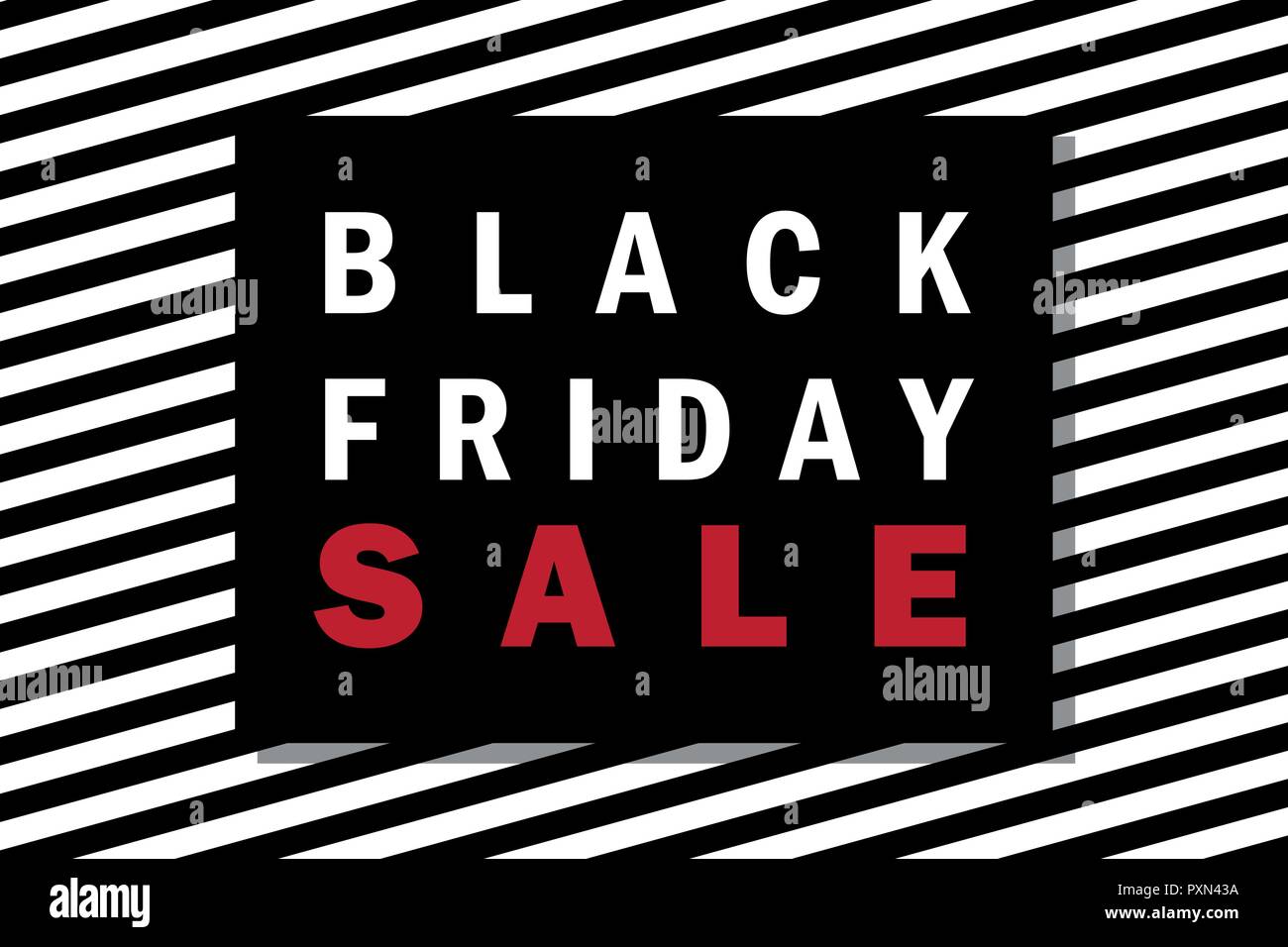 black friday sale promotion striped background vector illustration EPS10 Stock Vector