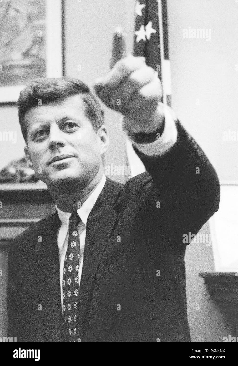 John_fitzgerald_kennedy Black and White Stock Photos & Images Alamy