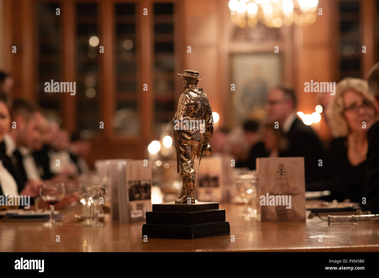 Royal Navy Trafalgar Night Dinner at HMS EXCELLENT Stock Photo Alamy