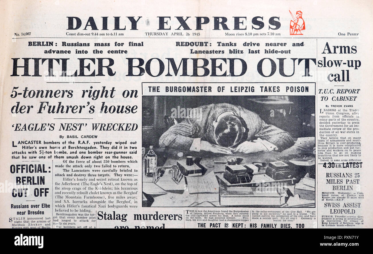 1945 Newspaper High Resolution Stock Photography And Images Alamy