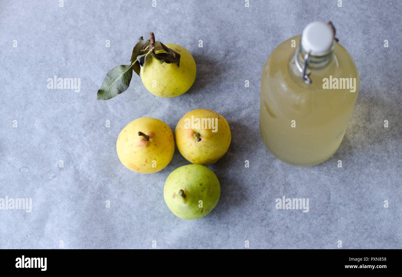 Pear juice bottle hi-res stock photography and images - Alamy