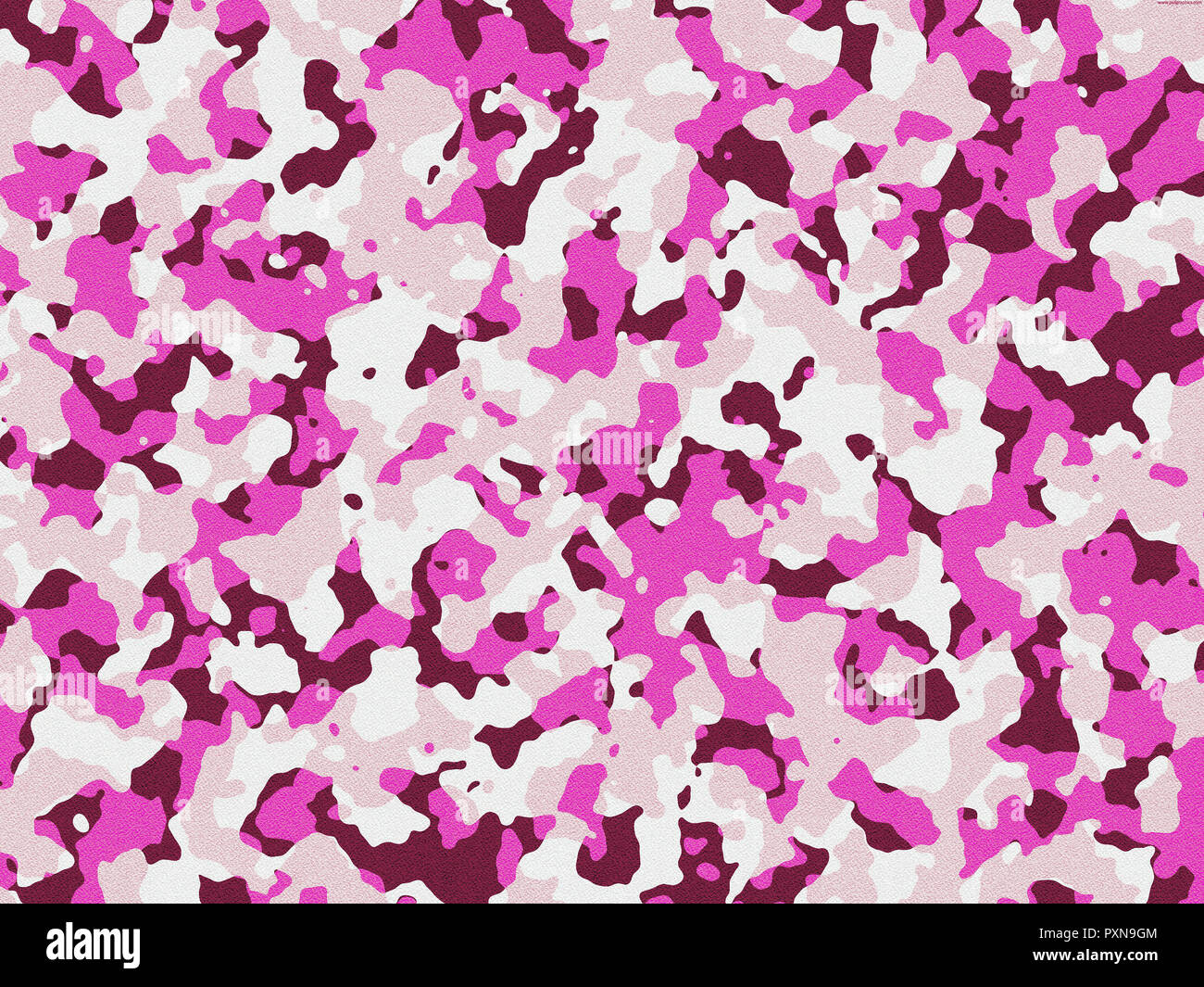 Textured pink and beige camouflage pattern Stock Photo