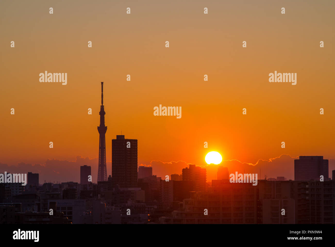 Tokyo sky tree glow hi-res stock photography and images - Alamy