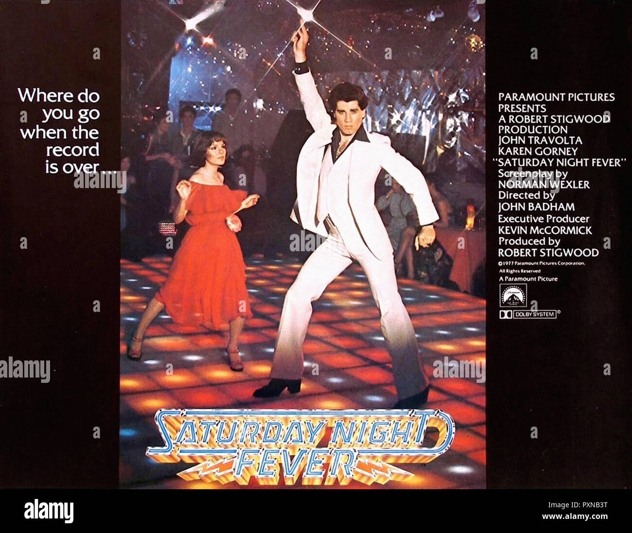 Saturday Night Fever - Original movie poster Stock Photo