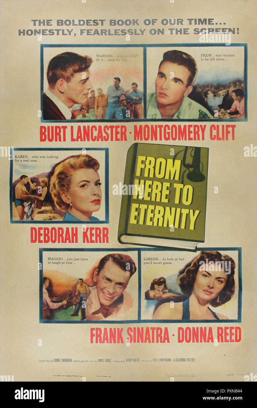 From Here To Eternity - Original movie poster Stock Photo - Alamy