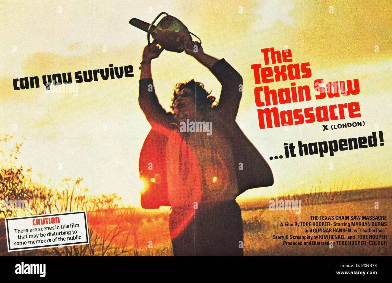 Chain saw massacre poster hires stock photography and images Alamy