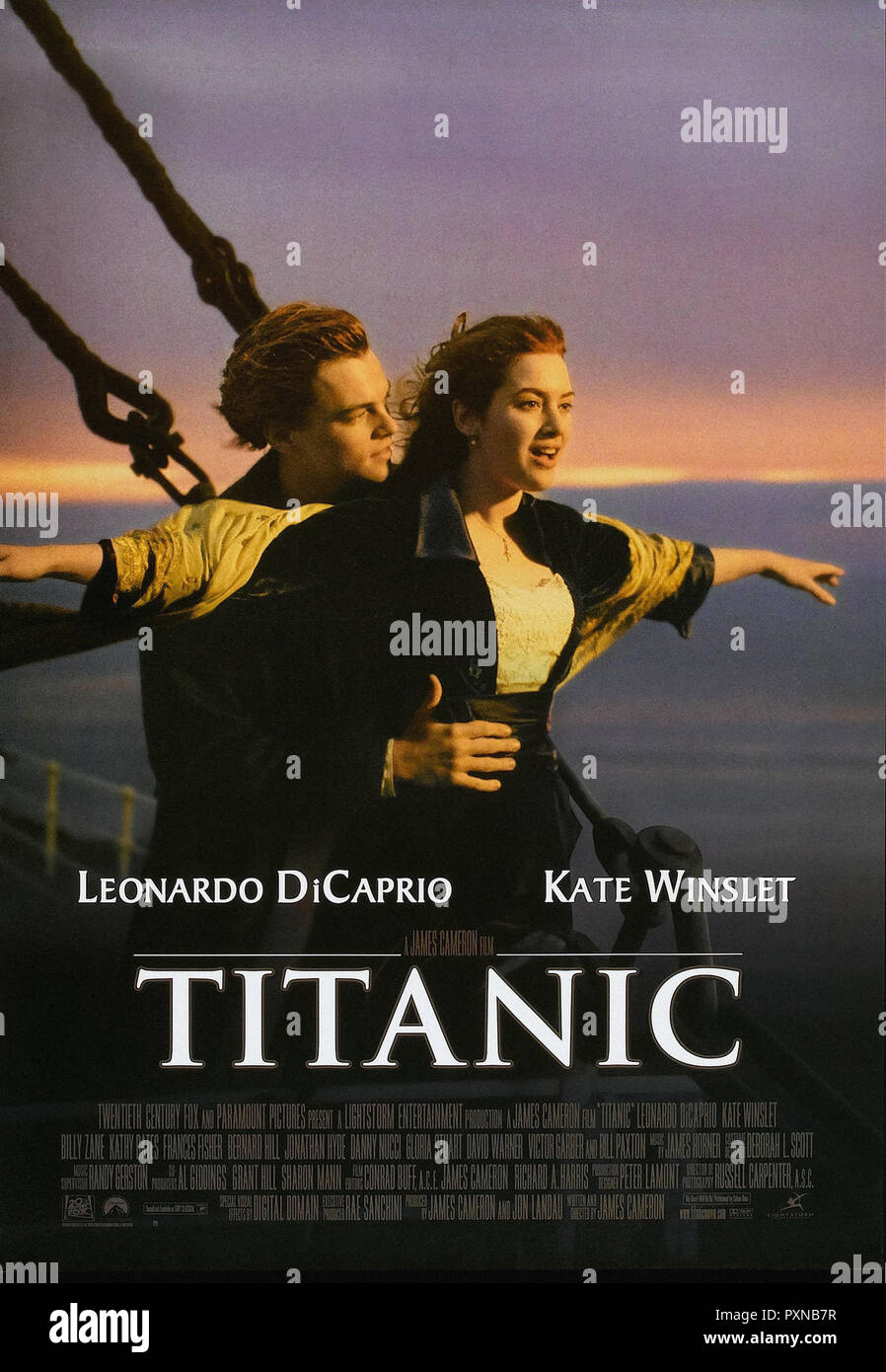 Titanic - Original movie poster Stock Photo - Alamy
