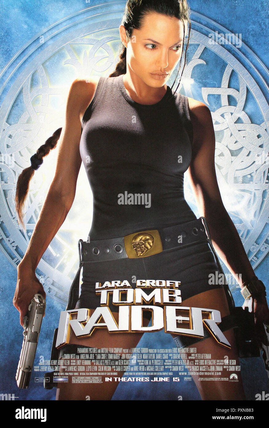 Lara Croft: Tomb Raider / Lara Croft Tomb Raider: The Cradle of Life  Original 2003 U.S. Mini Movie Poster Set of 2