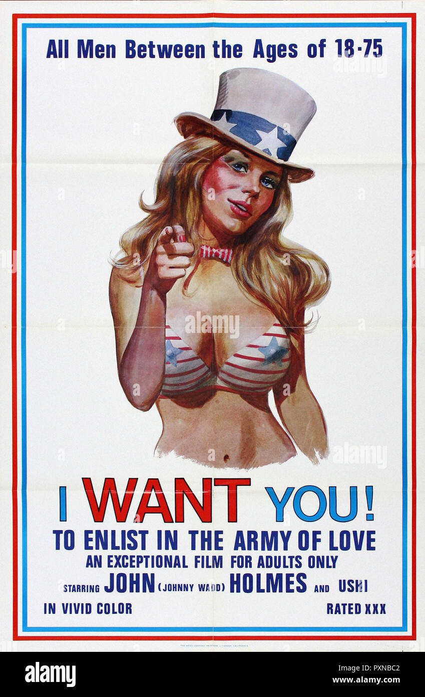 I Want You To Enlist in the Army of Love - Original movie poster Stock Photo