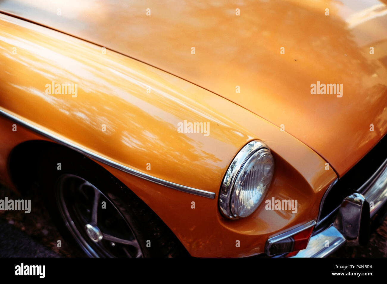 1969 MGB Roadster (detail) Stock Photo