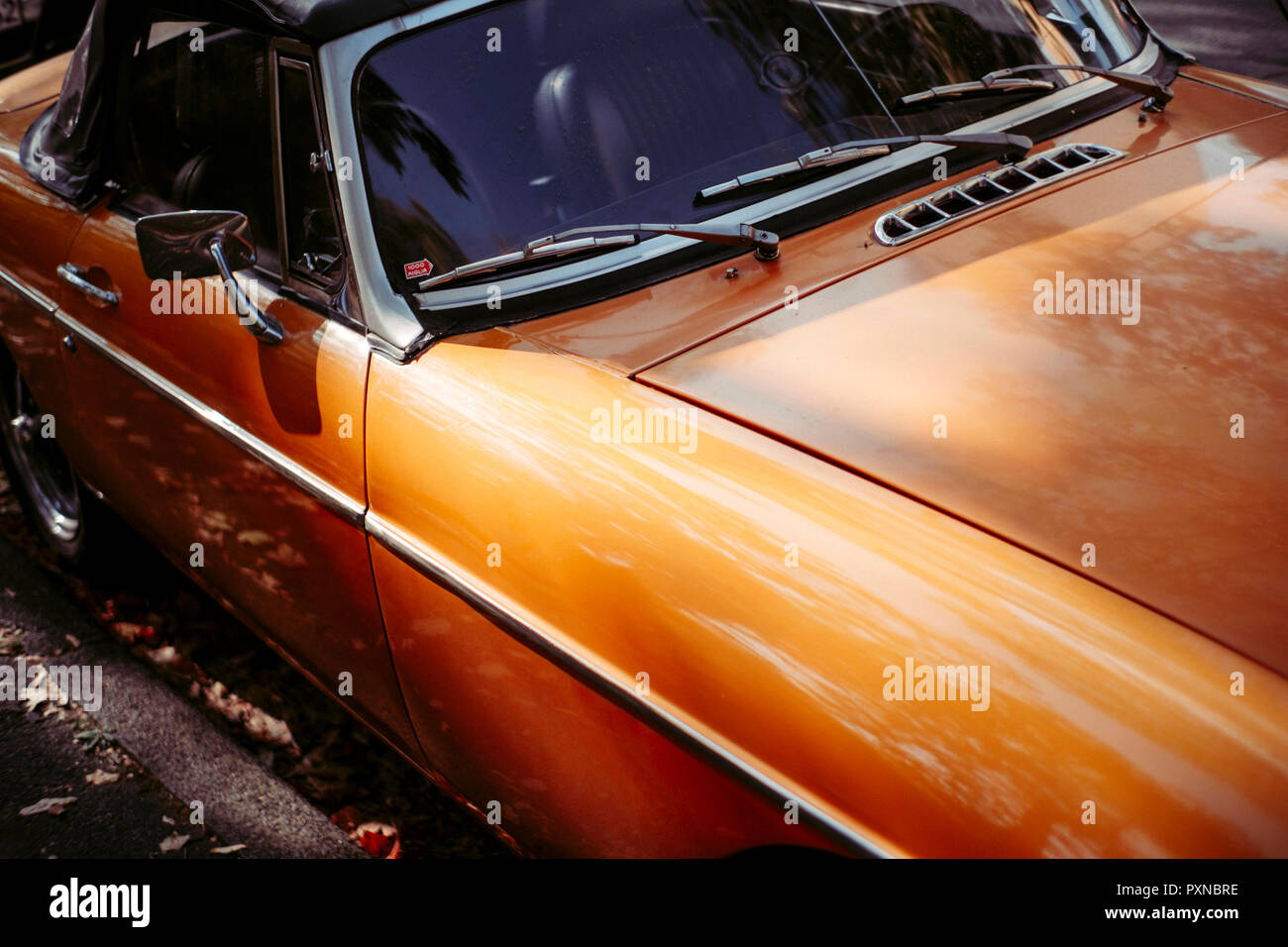 1969 MGB Roadster (detail) Stock Photo