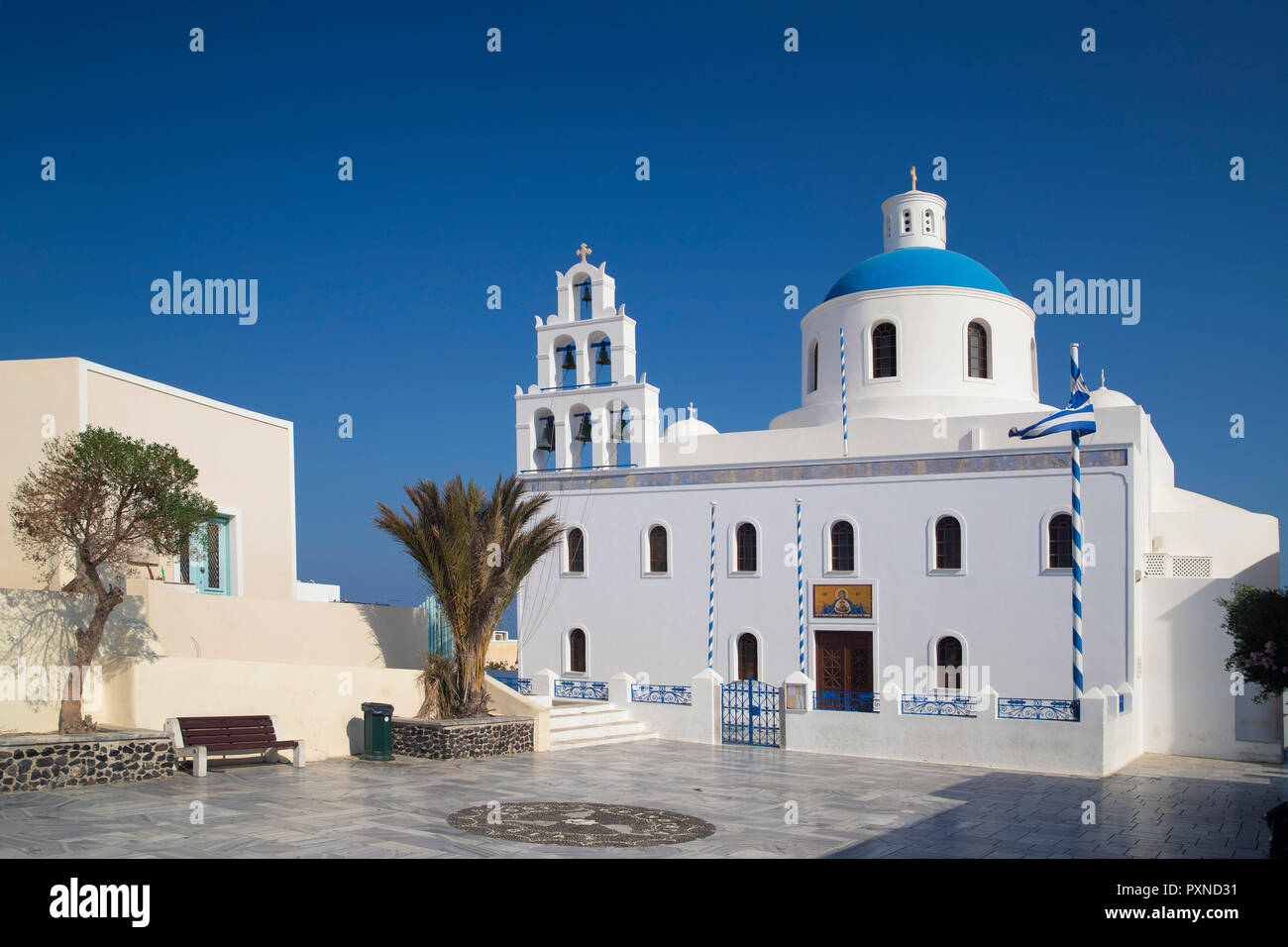 Greece, Cyclades Islands, Santorini (Thira), Ia (Oia) Stock Photo